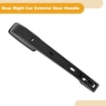 thumbnail image 4 of Manija de Puerta Exterior del Lado del Pasajero Trasero Unique Bargains No. 321839206/173839206E/193839206/193839206G para VW CADDY 1982-1992 Tonal Plateado, Negro ABS, Metal 1 Juego, 4 of 6