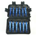thumbnail image 5 of SAYFUT 12PCS Blue Archery 100 Grain Arrows Hunting Broadheads 2.3'' Cut Crossbow Compound Bow Arrowhead, 5 of 7