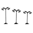 thumbnail image 4 of lionlar 3x T- Shape Jewelry Earring Display Stand Holder Showcase Organizer Earring Tree Black-Wave, 4 of 9