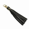 thumbnail image 2 of Yiran PU Leather Tassel Keychain, Black, 1 Pack, 2 of 10