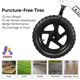 thumbnail image 4 of KRIDDO Toddler Balance Bike 2 Year Old, Age 18 Months to 5 Years Old, 12 Inch Push Bicycle with Customize Plate (3 Sets of Stickers Included), Steady Balancing, Gift Bike for 2-3 Boys Girls, WH, 4 of 5