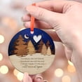 thumbnail image 4 of Wooden Forest Ornament, Starry Night Scene, Heartfelt Goodbye Gift, Memorial Ornament, Meaningful Keepsake, Thoughtful Sympathy Gift, Holiday Keepsake, Xmas Tree Hanging Decoration, 4 of 5