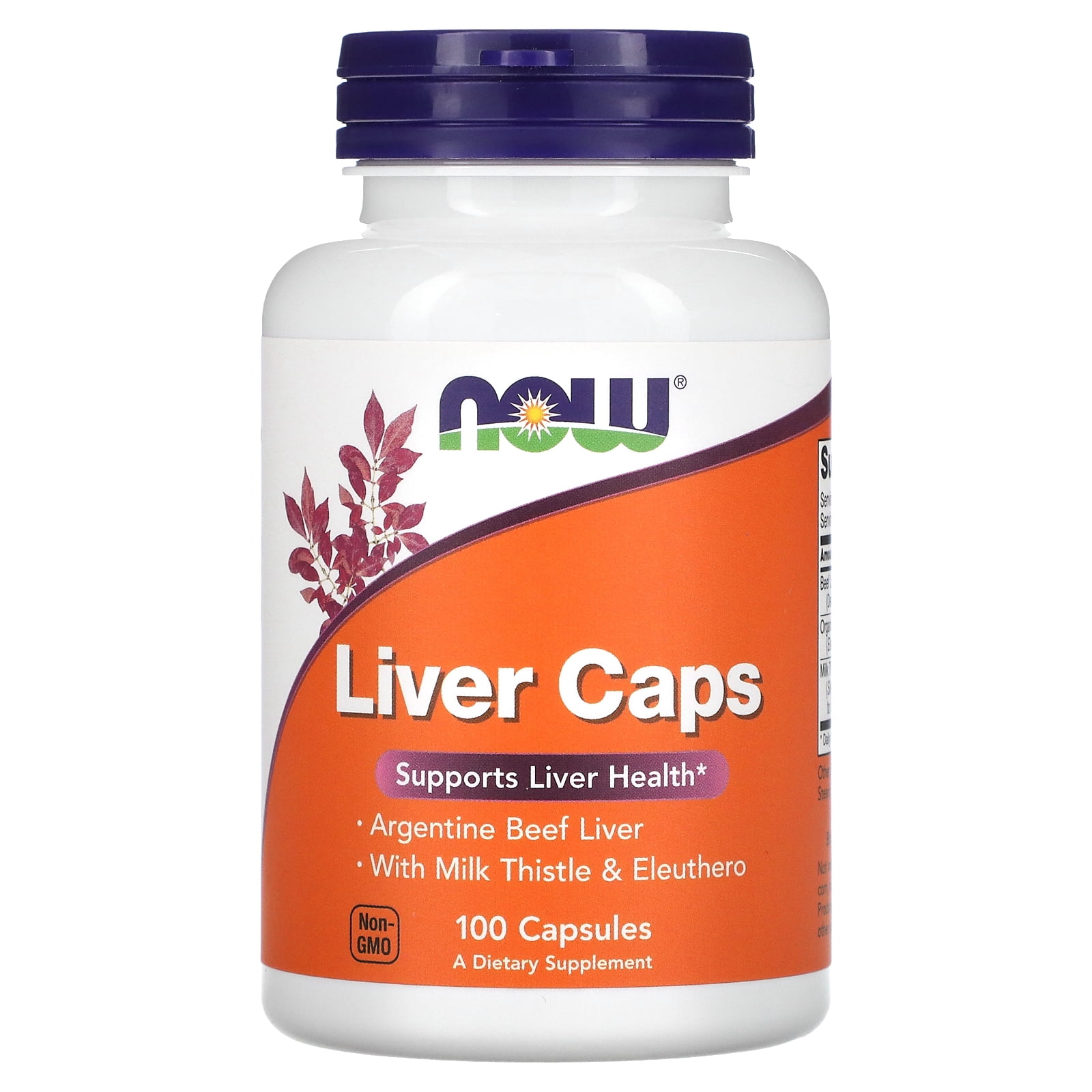 Liver Caps, 100 Capsules, NOW Foods
