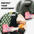 thumbnail image 4 of Kdxio Happy Watermelon Print 2 Pack Car Kick Mat Seat Cover Back Protector Mat with Pockets for Organizer Backseat Protector and Storage Anti Kick Pad for Vehicles, 4 of 9