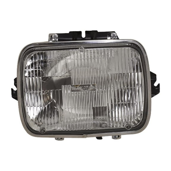 Headlamp Assembly Compatible with 1980-2001 Dodge D100 D150 D200 D300 D400 D450 D50 D250 D350 Cherokee Wagoneer Comanche Dakota Wrangle 2.5L 3.9L I4 RD10850002 235HP