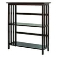 thumbnail image 3 of Casual Home Mission Style 3-Shelf  Bookcase-Espresso, 3 of 4