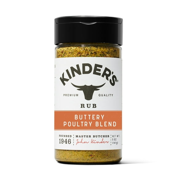 Kinder's Buttery Poultry Blend Seasoning, 5oz Pack Of 6