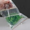 thumbnail image 5 of 100-500PCS Resealable Zip Lock Plastic Bags Self Seal Clear Poly Bag Food Storage Package Pouches Vacuum Fresh Organize Bag, 5 of 6