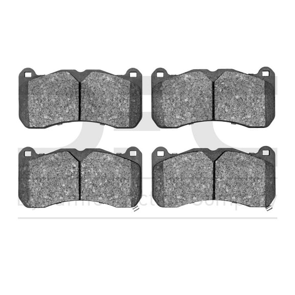 Dynamic Friction Company 5000 Advanced Brake Pads - Low Metallic 1551-1666-00-Front Set For 2013-2014 Ford Mustang