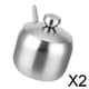 thumbnail image 1 of Juego de Azucarero BLESIY Acero inoxidable tapa de plástico 2 piezas, 1 of 8