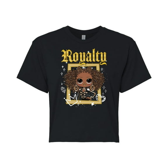 LOL OMG! Fashion Dolls - Royal Bee - Juniors Cropped Cotton Blend T-Shirt