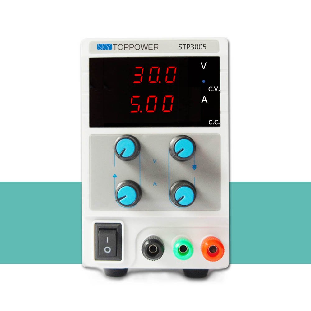 030V 05A Mini Digital Regulated DC Power Supply Adjustable Output Voltage Current STP3005 US