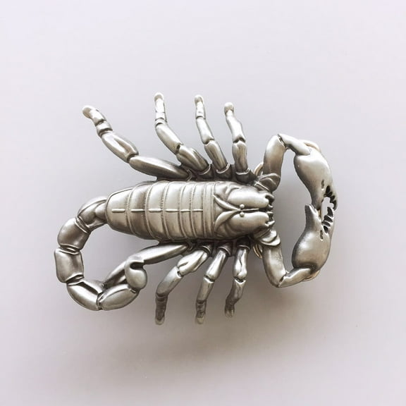 Antique Silver Cut Out Scorpion Belt Buckle Gurtelschnalle Boucle de ceinture