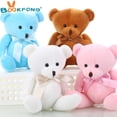 thumbnail image 1 of 10pcs BOOKFONG Lovely Teddy bear plush toys small doll bears for wedding cartoon flower bouquet bear toy Promotion Gifts 15cm heqiyong LED, 1 of 2