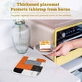thumbnail image 6 of Burnt Orange Black Grey Pot Holders for Kitchen Heatproof Potholder, 3 Pack Modern Irregular Geometric Abstract Hot Pads Multipurpose Oven Pads Cloth Potholders Trivet for Cooking Baking, 6 of 8