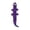 Purple, variant on Textured Polyester Squeaky Lizard Plush Dog Chew Toy Built-In Sounder Lightweight Portable Interactive Stuffed Play Toy Relieve Boredom(Green-As shown)