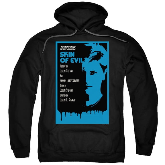 Star Trek Tng Season 1 Episode 23 Adult Pullover Hoodie Sweatshirt Black