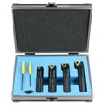 thumbnail image 2 of Accusize 3/4" 4pc Indexable Stubby Length Boring Bar Set, w/Carbide TiN Coated TCMT Inserts, EJ99-2180, 2 of 5