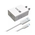 thumbnail image 1 of Combo de Cargador y Cable 1Hora Para iPhone, Carga rápida 5V 2.0A, Blanco; GAR088, 1 of 3