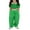 Green, variant on Fsqjgq 6T Girls Clothes Cute Girls Clothes Child Outfits Kids' Halter Neck One Shoulder Pleated Puffed Sleeve Trousers Straight Leg Trouser Set Clothing Sets Baby Girl Outfit Set Kids Sets Size 110