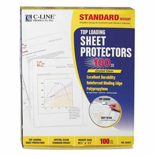 Standard Weight Polypropylene Sheet Protectors