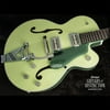 Gretsch G6118T Players Ed. Anniversary Hollow Body Electric Guitar 2-Tone Smoke Green