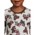 thumbnail image 4 of Mario Kart Toddler Boys Snug Fit Hacci Long Sleeve Pajama Set, 2-Piece, Sizes 12M-5T, 4 of 5