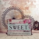 thumbnail image 2 of Cartel de Metal retro Sunnimix Dulce Hogar 30x20cm, 2 of 6