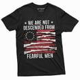 thumbnail image 3 of Men's Patriotic USA T-shirt inspirational courageous US history 4th of July Patriotic tee shirt (Medium Grey), 3 of 7