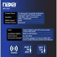 thumbnail image 4 of Naxa Electronics NHS-2050 37-inch Bluetooth Sound Bar and Wireless Subwoofer Home Theater, 40W RMS: 20W x Sound Bar, 20W x Subwoofer, Optical Digital Audio, RCA Stereo, and 3.5mm AUX Inputs, Black, 4 of 5