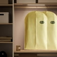 thumbnail image 1 of LEEYNEER Sacs de Robe pour Robes Longue Housse de Robe Sac à Vêtements Sac de Complet pour Rangement de Garde-Robe et Voyage 23.6x39.4 Pouces (Or), 1 of 7