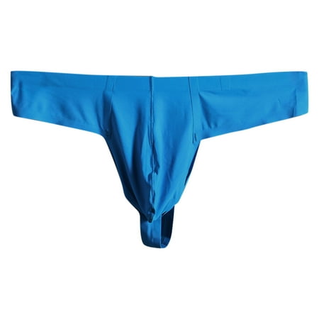 

wendunide mens underwear Men Fashion Underpants Solid Sexy Briefs Knickers Underwear Pant Sexy Panties Blue M
