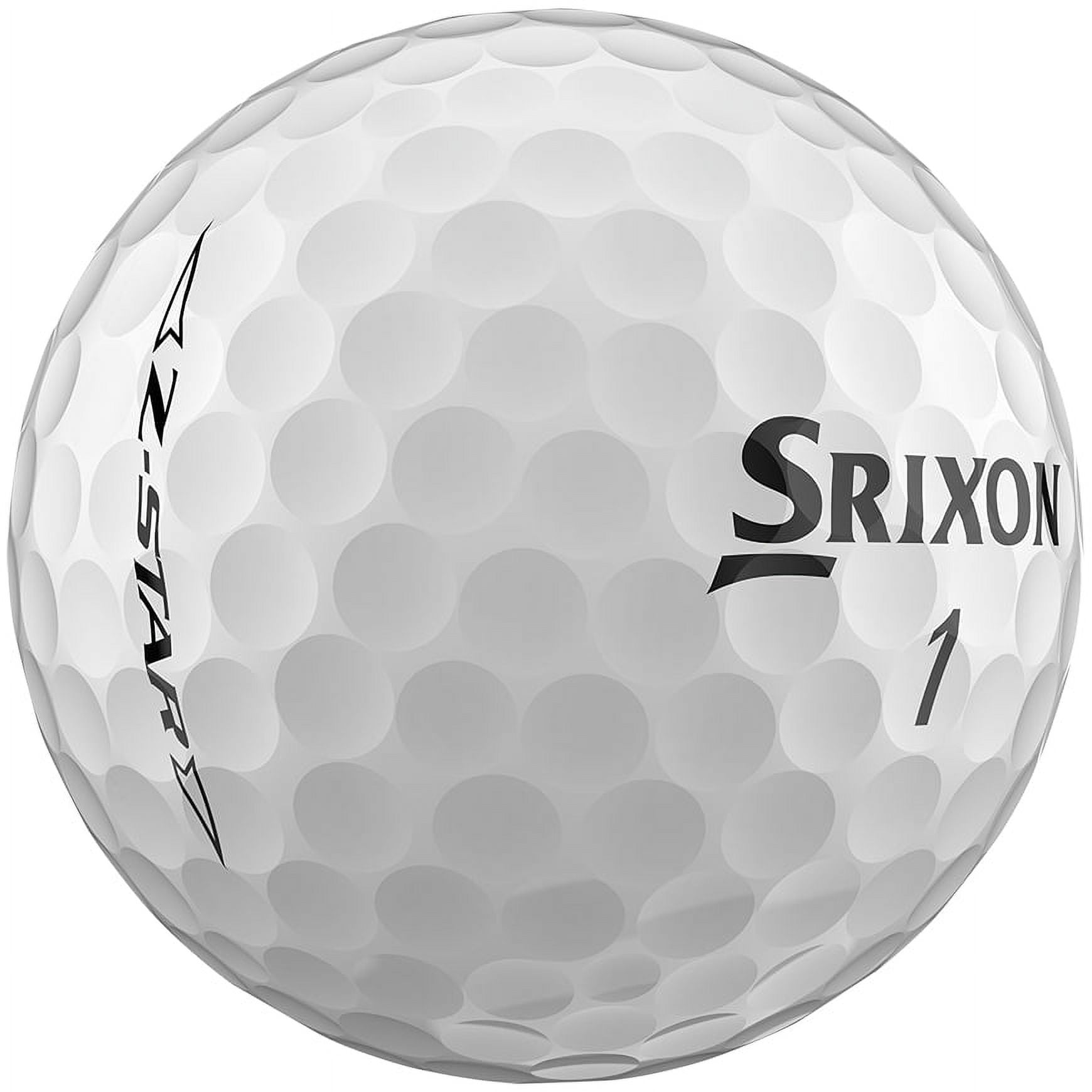 Srixon Z-Star Premium 3-Piece Golf Balls, White, 12 Count