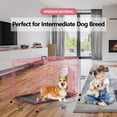 thumbnail image 2 of YRLLENSDAN,Dog Crates for medium Dogs,medium Dog Kennel Indoor,Collapsible Dog Crate,Crates for Dogs Indoor,Wire Dog Crates,36 Inch,Pink, 2 of 7