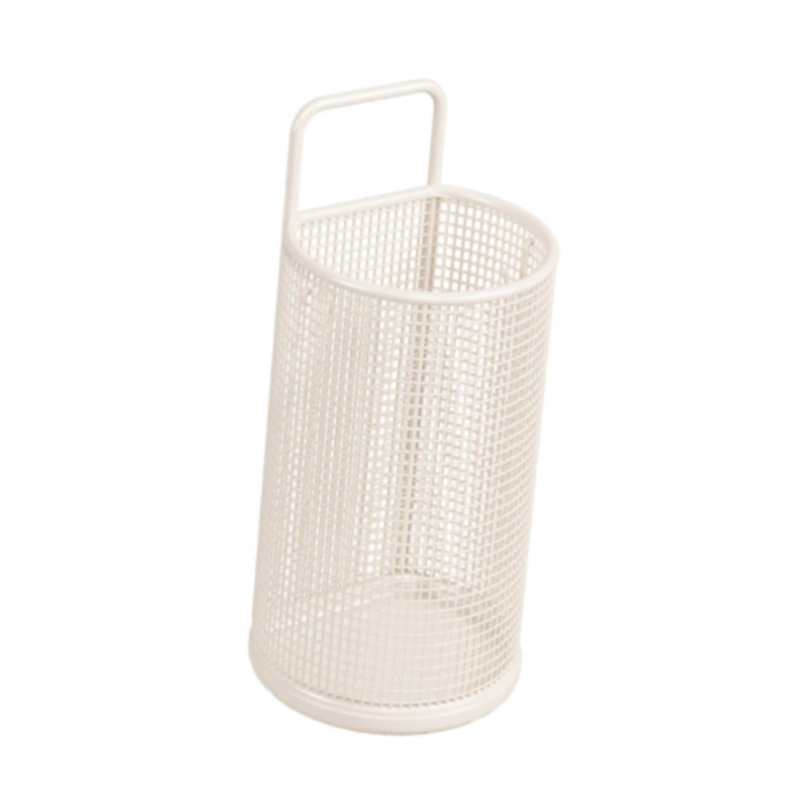 Fiocias Entryway Storage Umbrella Holder, Modern Portable Stable Umbrella Rack Organizer White