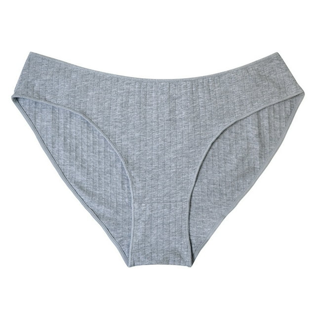 Breathable Low Rise Briefs, Plush Fabric for Plus Size Comfort, Perfect for Hot Weather, Lounging & Under Low Rise Jeans or Pants. Gray XL