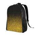 thumbnail image 2 of Fotbe Gold Glitter Gradient Travel Laptop Backpack, Business Slim Sturdy Laptops Backpack, Water Resistant College School Computer Bag Gift for Men & Women Fits 15.6 Inch Notebook, 2 of 8