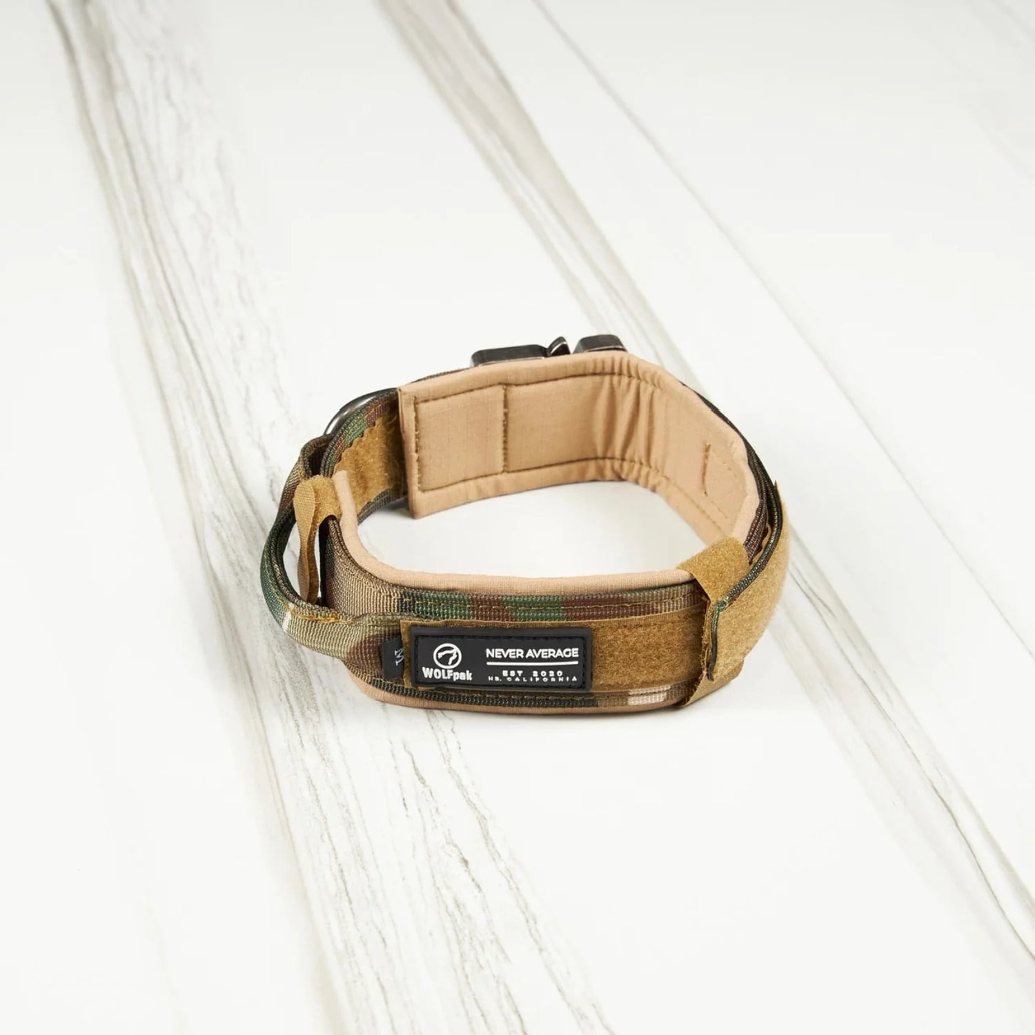 Wolfpak Tactical Nylon Dog Collar Camo