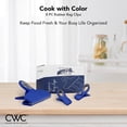 thumbnail image 2 of HAHDAXIA Cook with Color Set of Eight Bag Clips, 2 Large Heavy Duty Chip Clip and 6 Refrigerator Magnet Clips for Food Storage with Air Tight Seal Grip for Snack Bags and Food Bags (Blue), 2 of 7