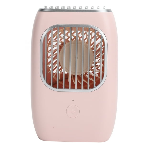 Ventilador de mini cuello, ventilador de escritorio pequeño usb silencioso recargable portátil para mujeres hombres para interiores al aire libre