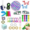 thumbnail image 1 of 30Pcs Sensory Toys Set, Stress Relief Finger Training Dimple Games Kit, 1 of 1
