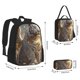thumbnail image 2 of Disketp Golden White Tiger Mochila Estampada de Gran Capacidad con Lonchera y Estuche, Set de 3 Piezas para Estudiantes, 2 of 7