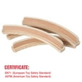 thumbnail image 4 of Fugocen Curved Wooden Playing Card Holder, 4-Pack, Suitable for Adults, Seniors, and Kids, 4 of 6