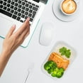 thumbnail image 6 of PrepNaturals 50 pack Plastic Food Storage Container 25 Oz 100% BPA-free - Reusable Plastic Containers with Lids, 6 of 9