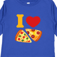 thumbnail image 4 of Inktastic I Love Pizza Boys or Girls Long Sleeve Toddler T-Shirt, 4 of 5