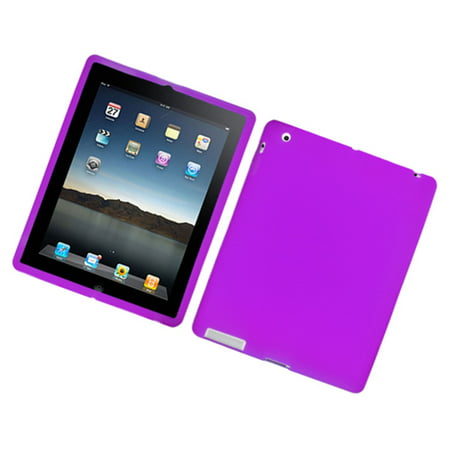 iPad 4 case, iPad 3 case, iPad 2 case, by Insten Rubber Silicone Soft Skin Gel Case Cover For Apple iPad 2/3/4 with Retina