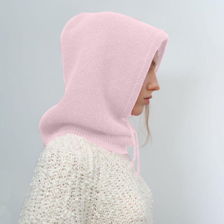 Hooded Scarf Hat for Women Knitted Neck Warmer Pullover  display picture 3