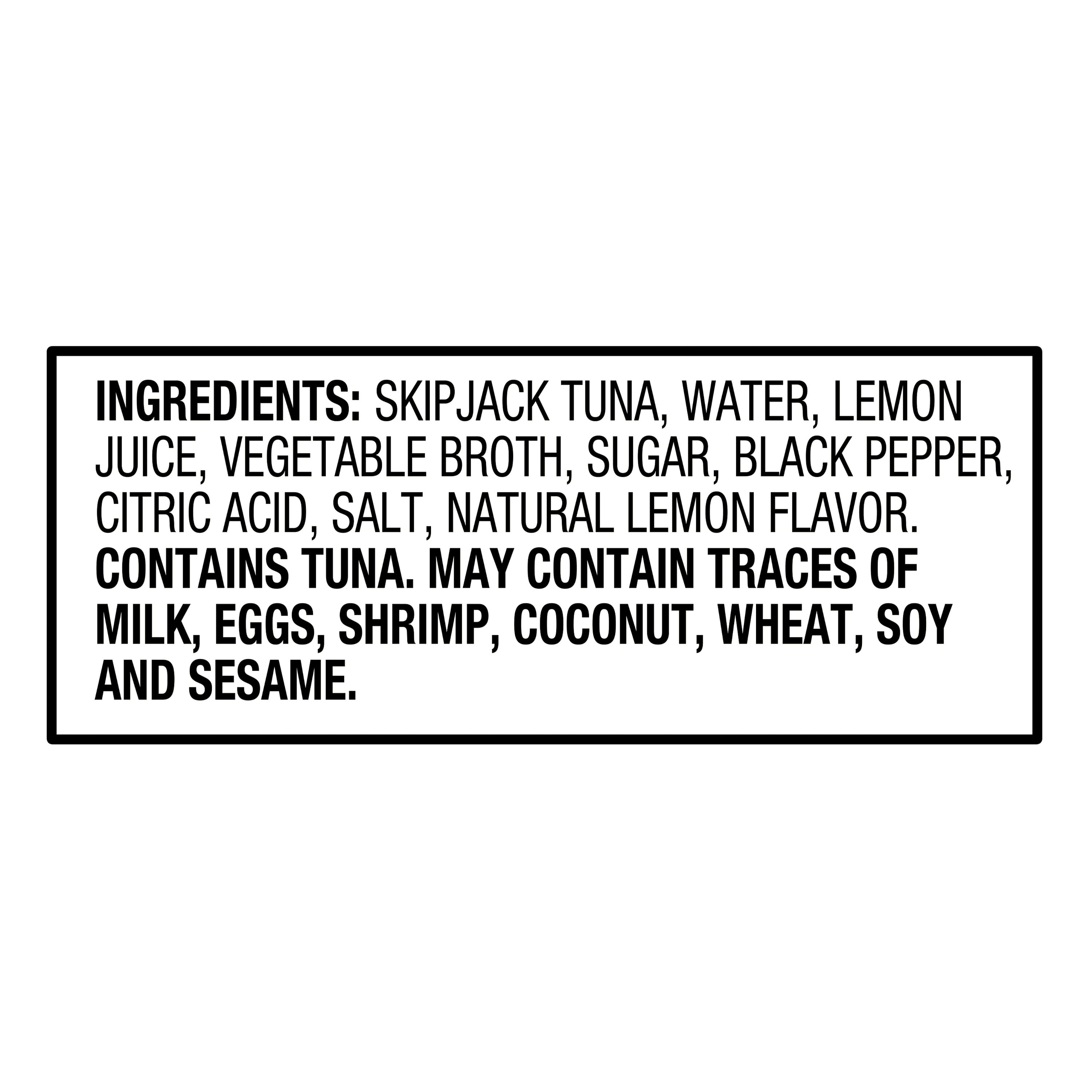 Great Value Chunk Light Tuna, Lemon Pepper, 2.6 oz Pouch