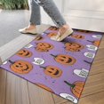 thumbnail image 4 of Purple Halloween Pumpkins with Boo Door Rugs,Washable Non Slip Door Mats Indoor,Decorative Door Mats,Entry Mat Indoor for Entrance,Bedroom,Kitchen,Bathroom,17"x30", 4 of 6