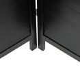 thumbnail image 4 of Oriental Furniture 6 ft. Tall Wooden Louvered Room Divider Black 4 Panel, 4 of 6